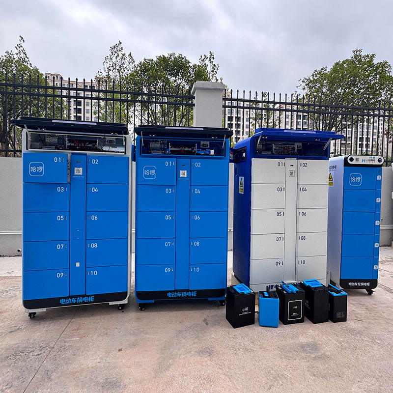 Safe Battery Swapping Cabinets for E2W